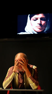 آتيلا پسيانی و مهين صدری در «کوارتت» | عکس: ناصر عرفانيان